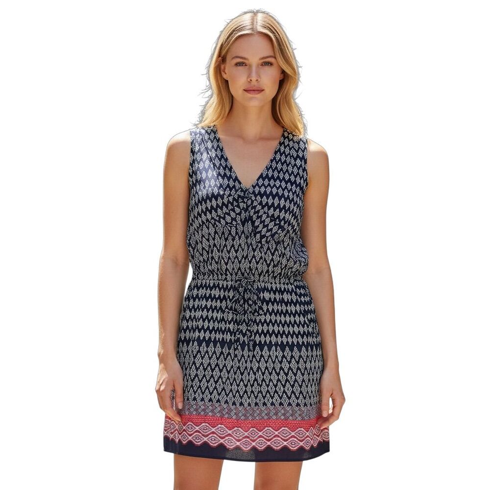 BeBop Women's Sleeveless Geometric Print Dress Size M Multicolor
